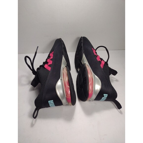 Puma Ladies size 7 Riaze Prowl Pop Running Black Sneakers Athletic Shoes - Picture 5 of 12